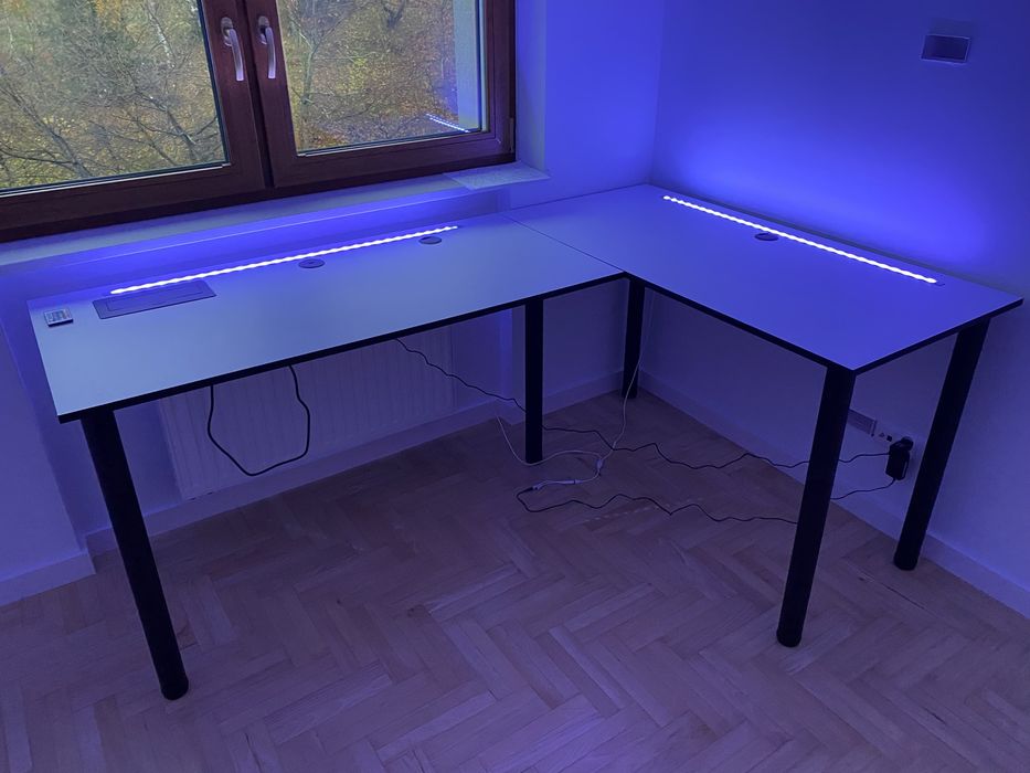 Biurko gamingowe narozne