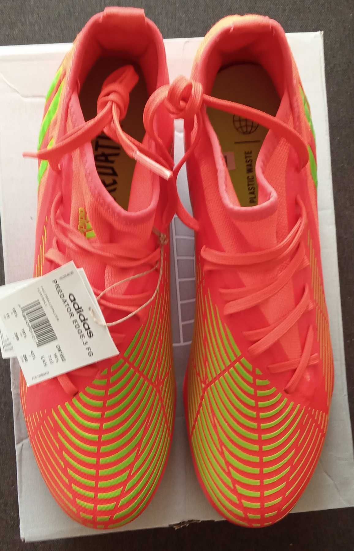 нові бутси Adidas Predator Edge.3 FG GW1005 Оригінал