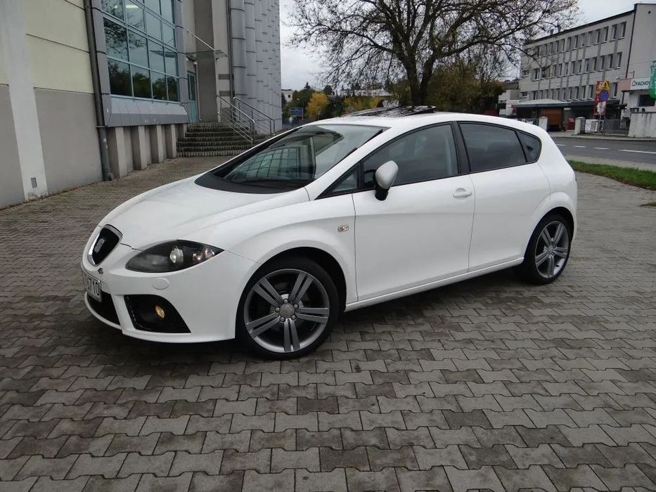 Seat Leon BIAŁY LEON 2 FR 2.0 TDI 170 Ps Alu 18 Szyberdach Zarejestrowany