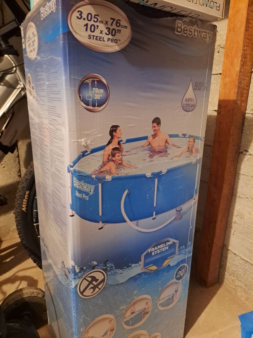 Basen stelażowy nowy