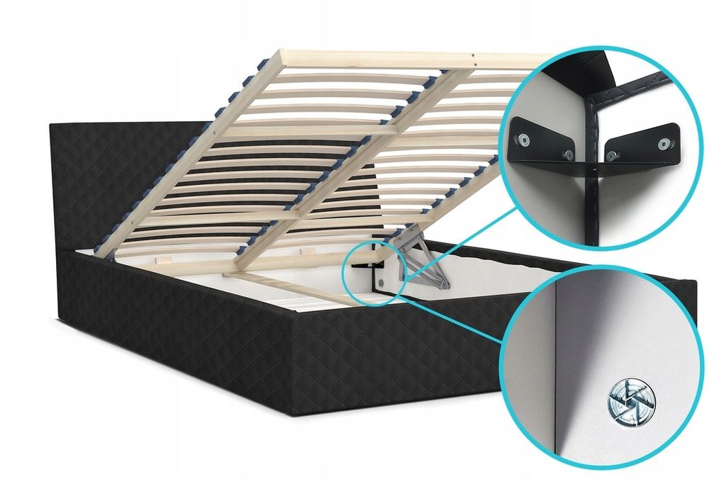 Łóżko 140x200 z materacem