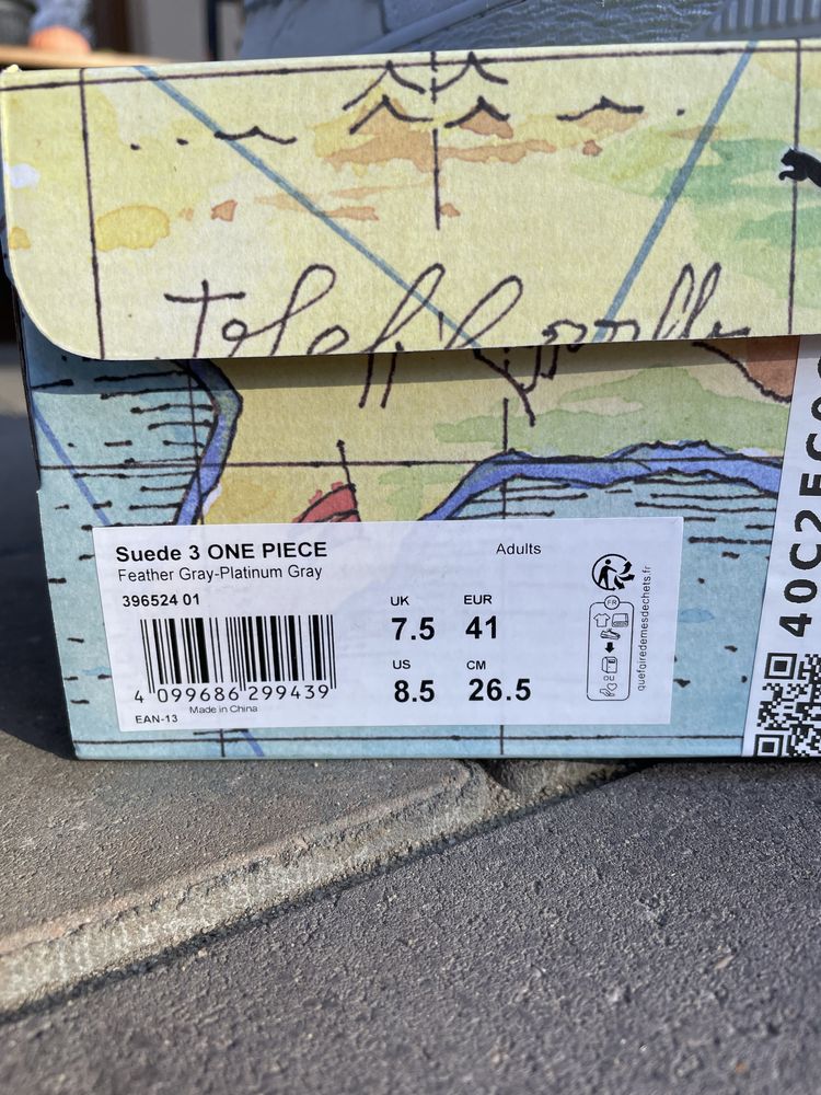 Puma suede x one piece luffy 41
