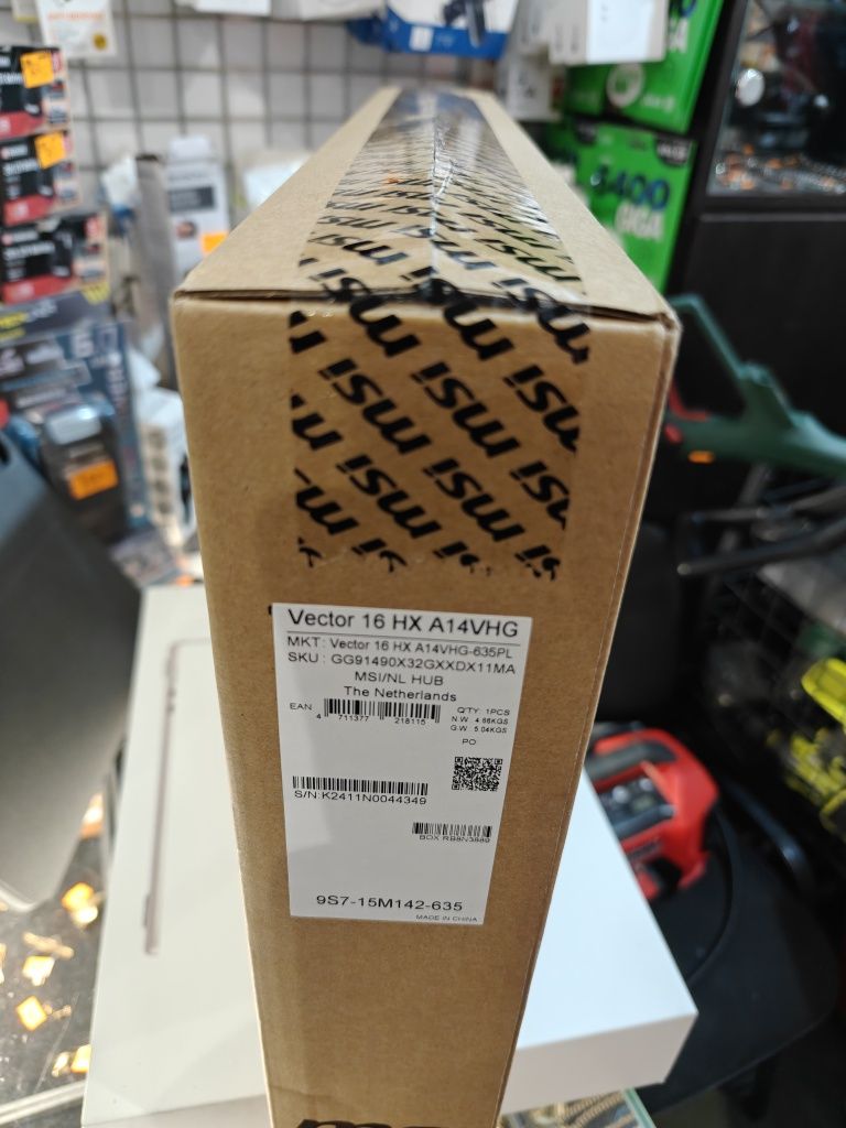 MSI Vector 16 HX A14V i9-14900HX RTX4080 32GB/1TB.. Nowy GW2lata..PAT-