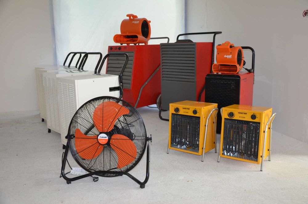 Wynajem osuszaczy, osuszacz powietrza, bezgotówkowe usuwanie szkód.