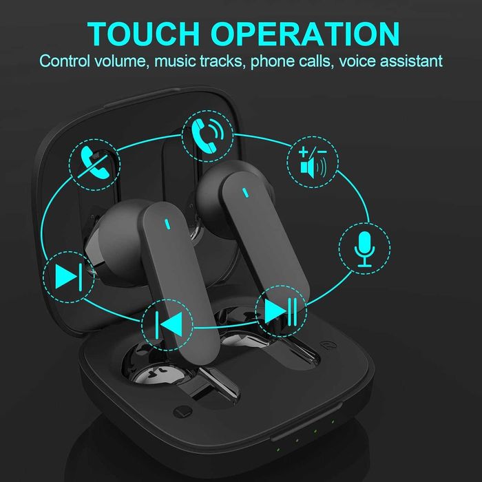 Bezprzewodowe słuchawki stereo HiFi E-buds