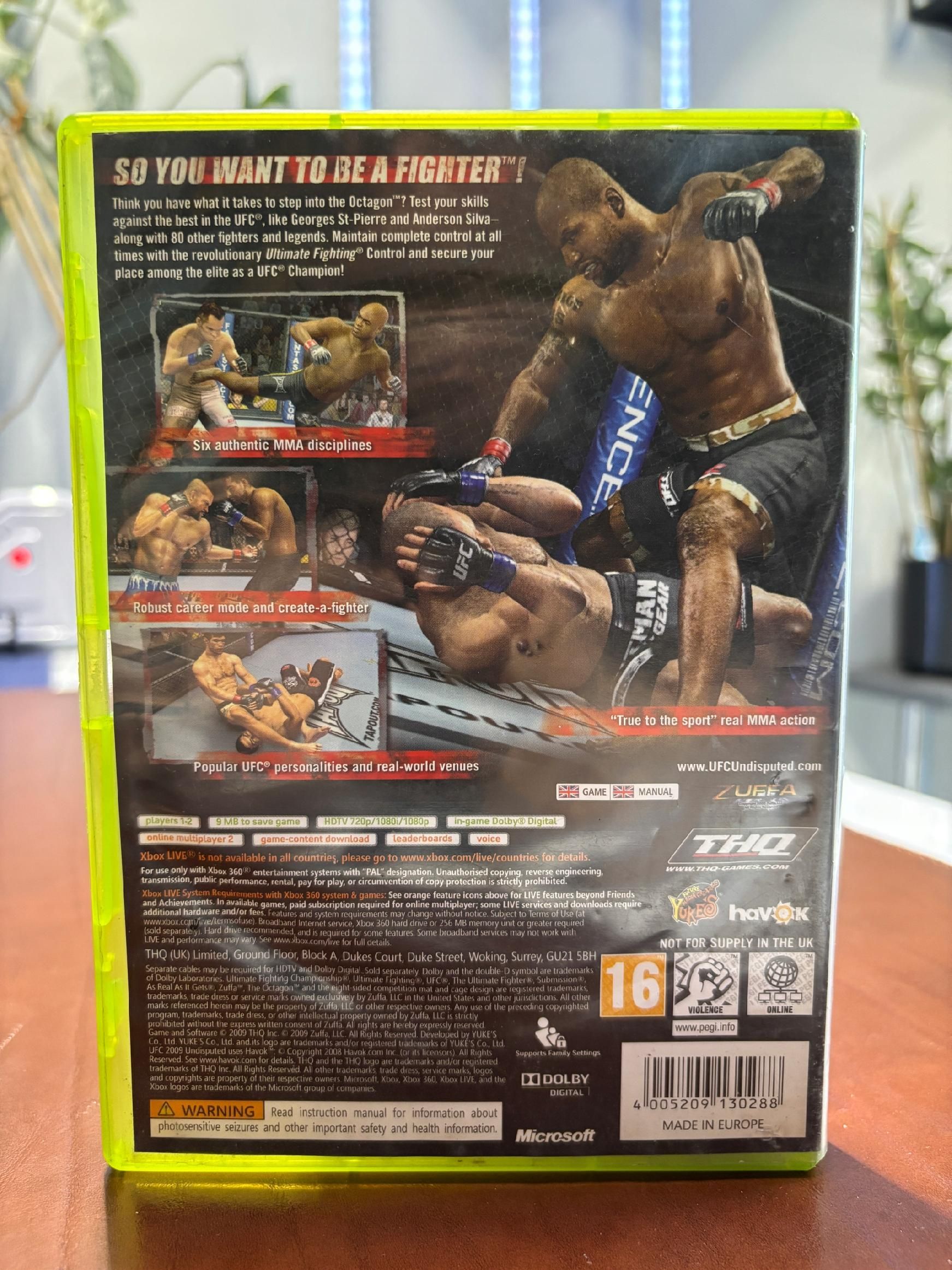 Xbox 360 UFC 2009 Undisputed
