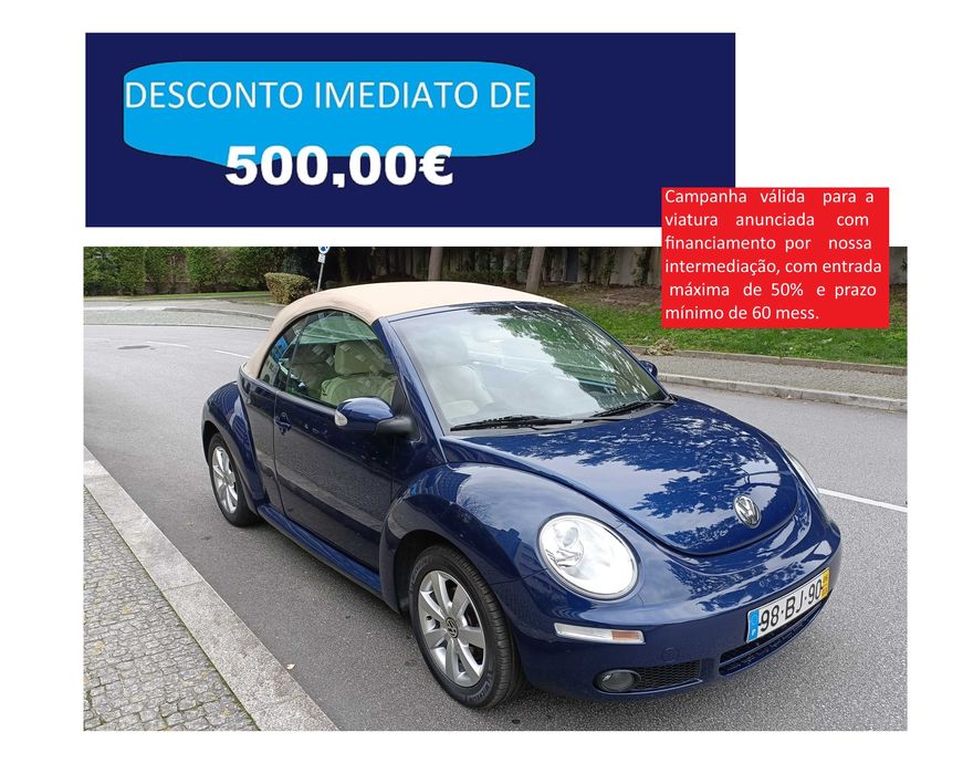 VW New Beetle 1.4 Cábrio