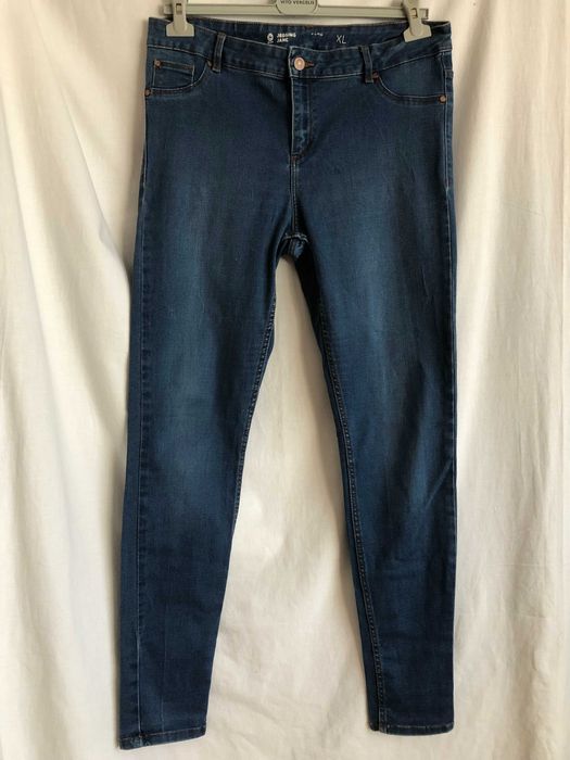 spodnie damskie jeansowe 42