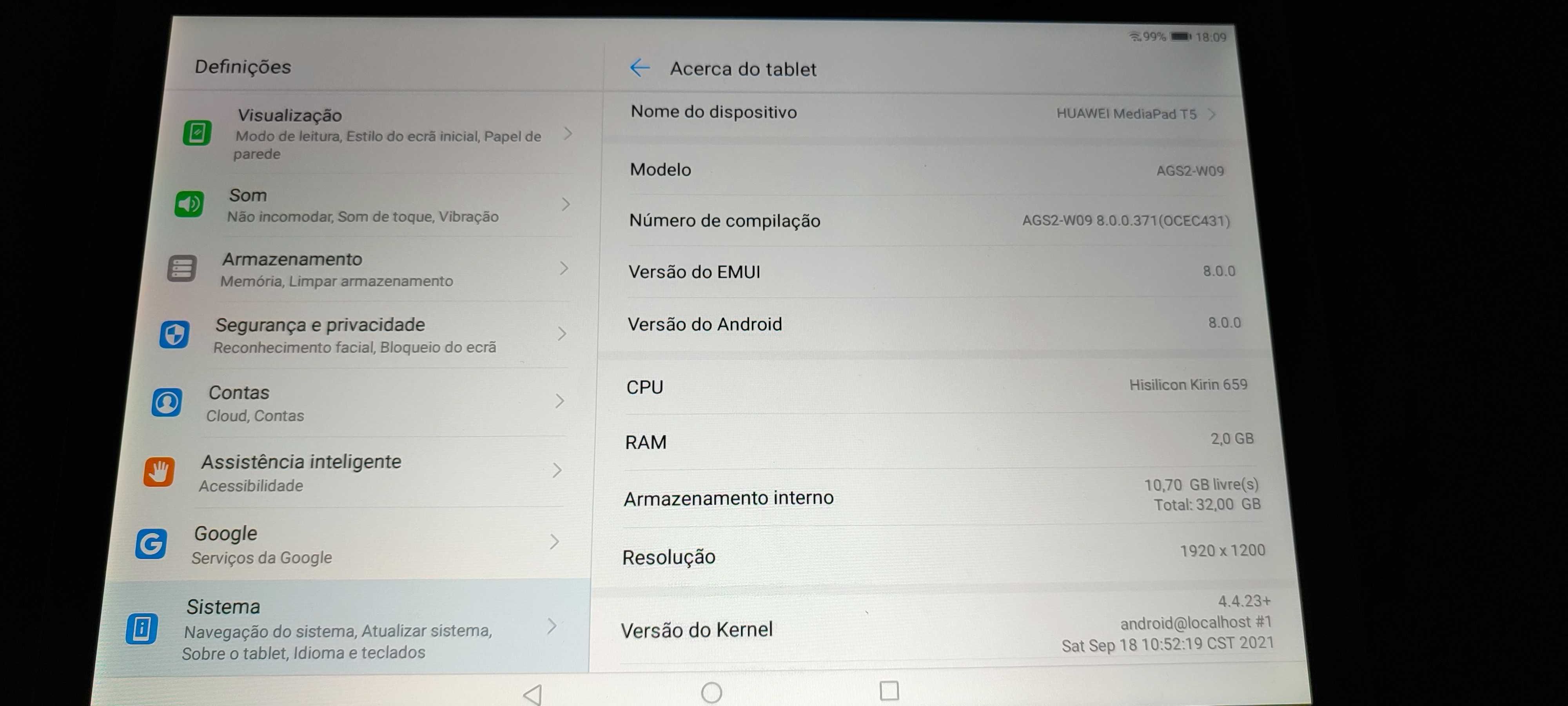 Tablet HUAWEI MediaPad T5