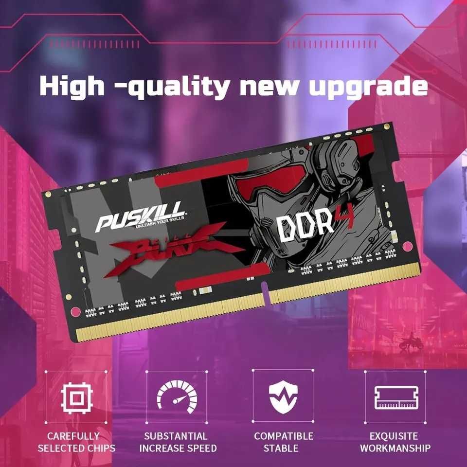 PUSKILL Pamięć DDR4 32GB 3200MHz SODIMM Laptopa