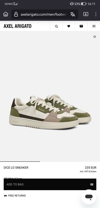 Sapatilhas Axel Arigato