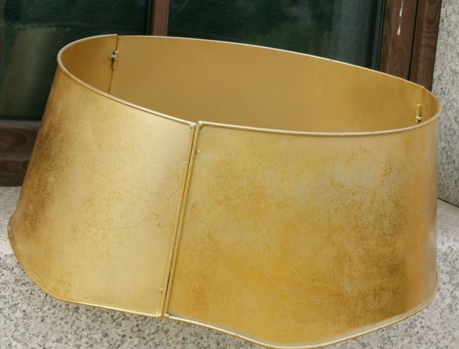 Podstawa vintage obroża oslona zlota stojak pod choinke