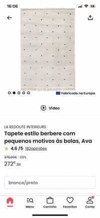 Tapete LaRedoute Berbere bolinhas