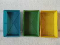 3x Kuweta na chemię fotograficzną, do ciemni, głęboka, PRL, PP