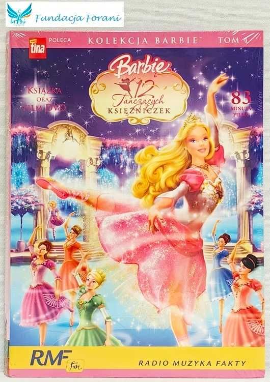Kolekcja Barbie. 12 Tańczących Księżniczek. Tom 4  KSIĄŻKA+DVD