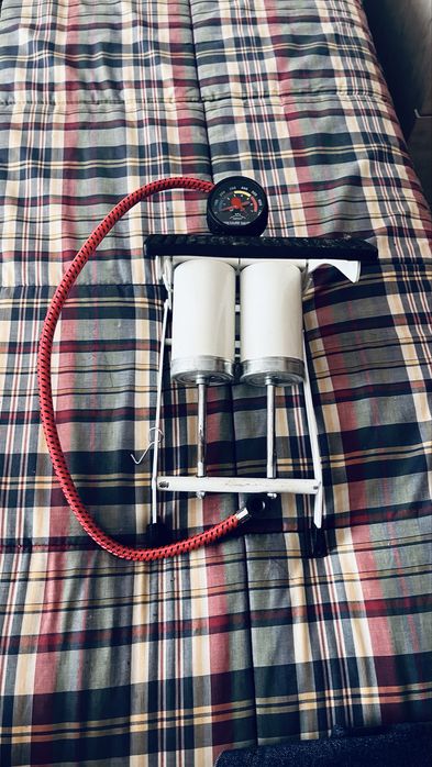 Bomba de ar com manómetro