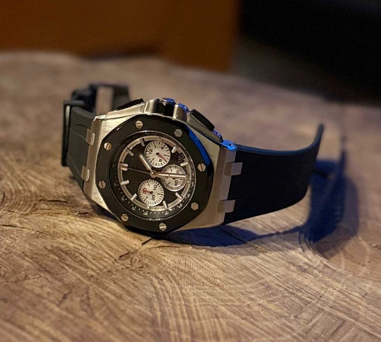 Relógio Suíço Royal King Jules Louis Edward - 42mm - Preto