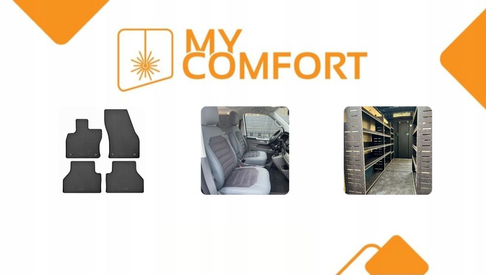 Pokrowce na fotele VW T5 i T6 - 9 os. Pikowany Welur Szyte ręcznie