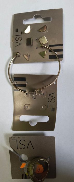 Zestawy biżuteri bransoletki + kolczyki +pierścionek