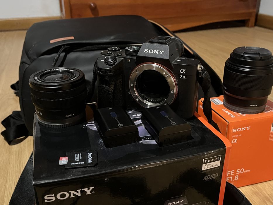 Sony A7III + Acessorioas - Execelente estado, 4300 Disparos