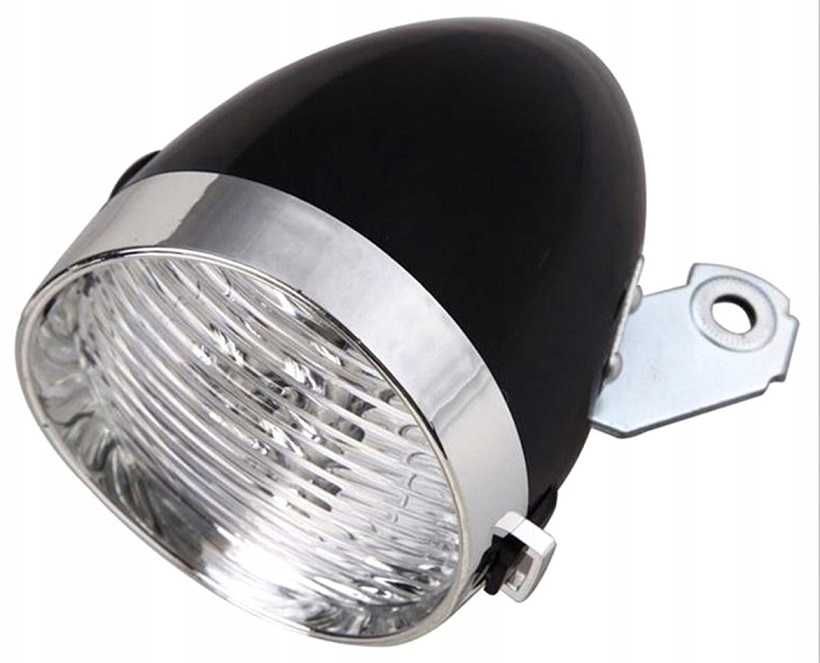 Lampa rowerowa przednia w stylu RETRO 3x Led * Video-Play Wejherowo