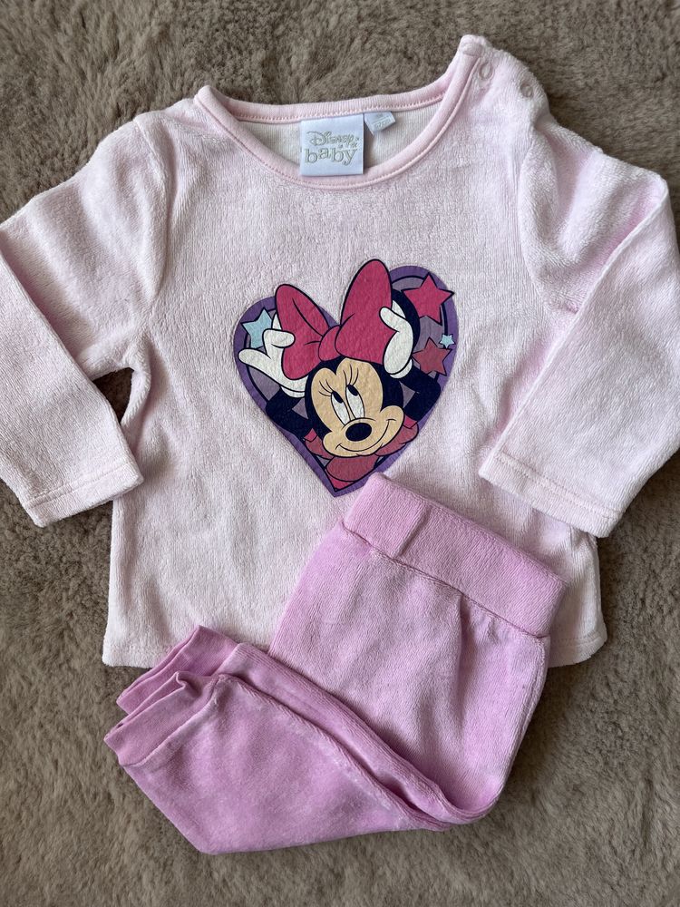 Komplet niemowlęcy dres bluza i spodnie 62 Myszka Minnie Disney