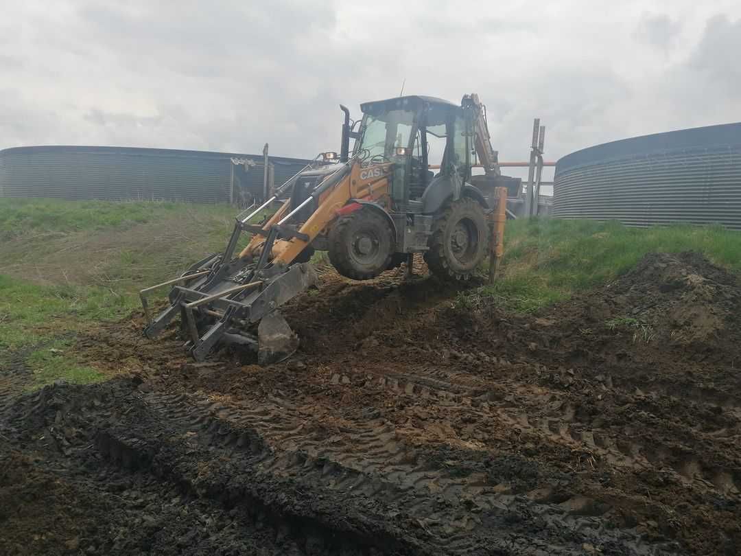 Usługi koparko-ładowarką, fundamenty kompleksowo, wykopy, prace ziemne