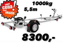 Brenderup Premium 1000  ‼️Nowa przyczepa laweta podłodziowa na 5,5m 1000kg 18100 B DOSTAWA‼️