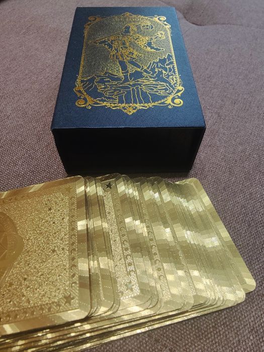 Подарункові Таро Вейта 78 карт | Золота фольга