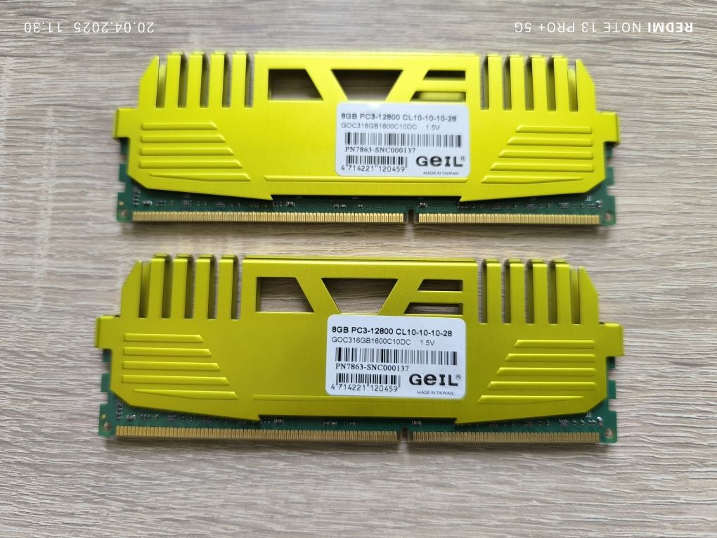 Pamięć RAM DDR3 16GB (2x8) 1600 CL10 Geil