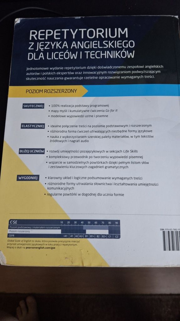 Repetytorium z języka angielskiego poziom rozszerzony Pearson