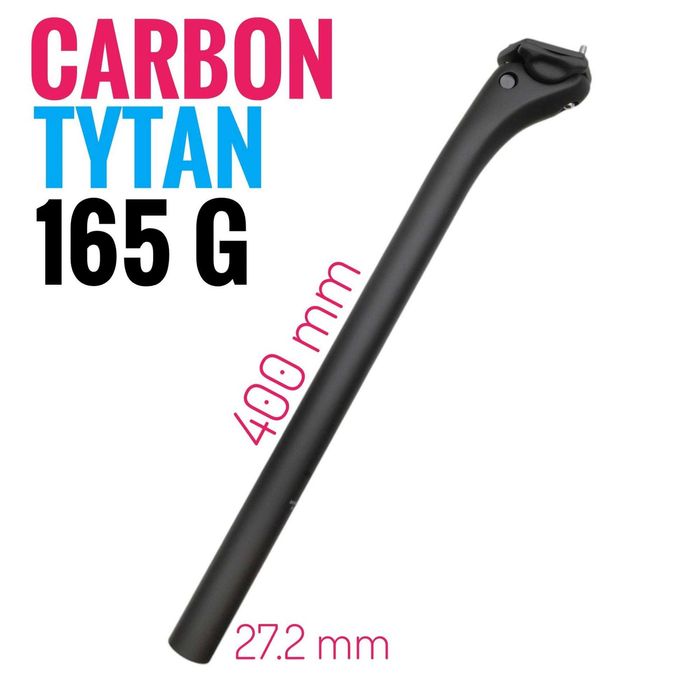 Carbon! ELITAONE 27,2 mm 400 mm sztyca podsiodłowa carbonowa 40 cm