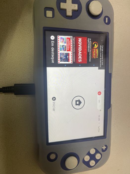 Nitendo switch azul