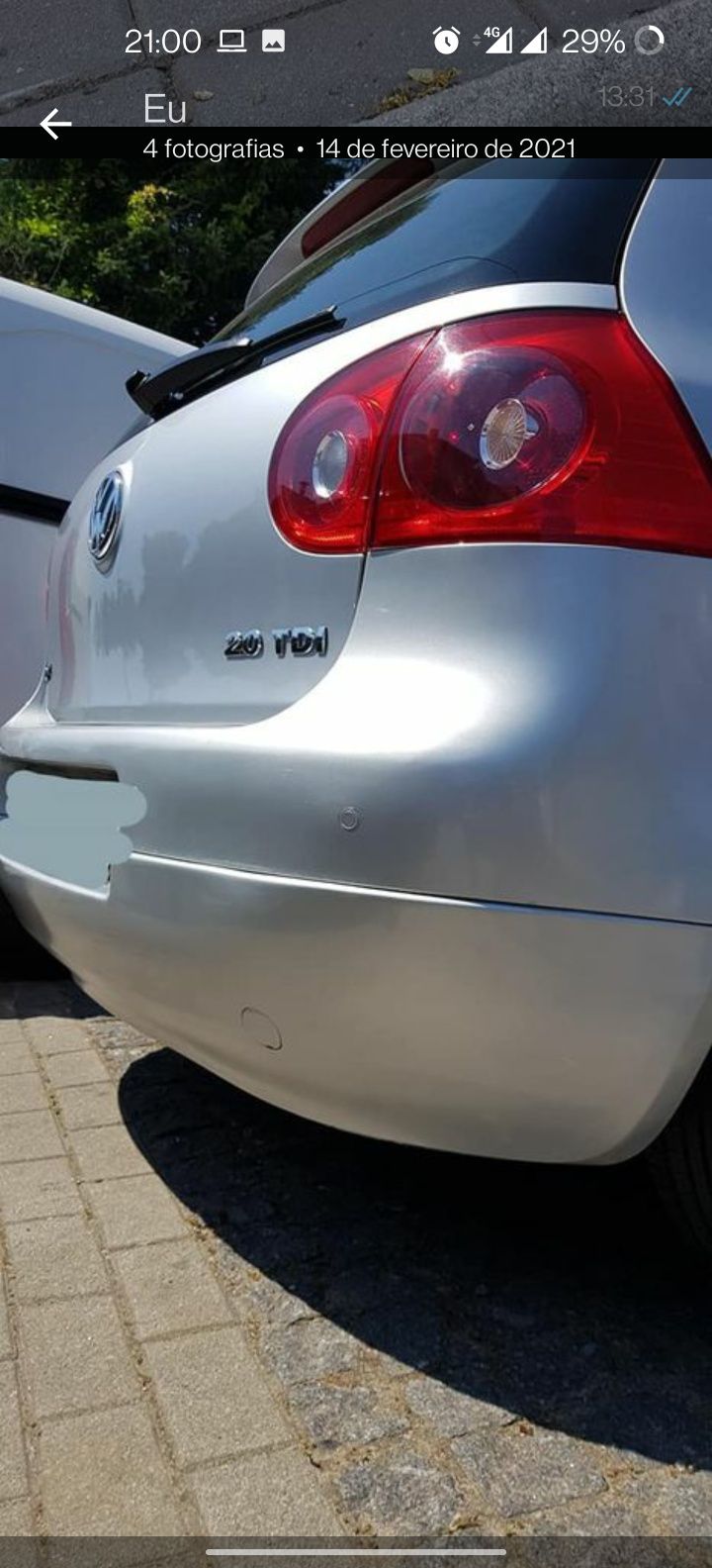 Spoiler VW golf 5 V mk5