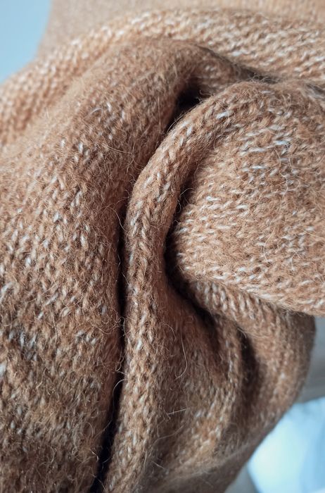 Wełniany sweter H&M oversize wełna alpaka