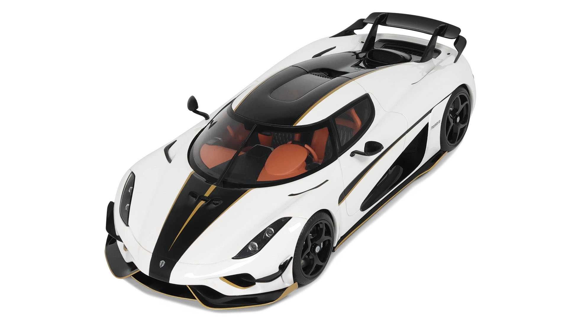 Model 1:18 GT Spirit Koenigsegg Regera World Record Car 2023 white
