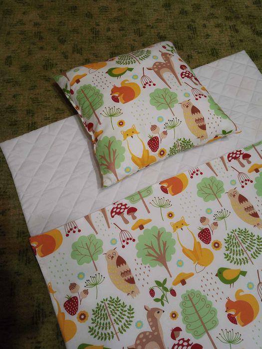 Nowa Pościel 80x200 przedszkole leżakowanie Las