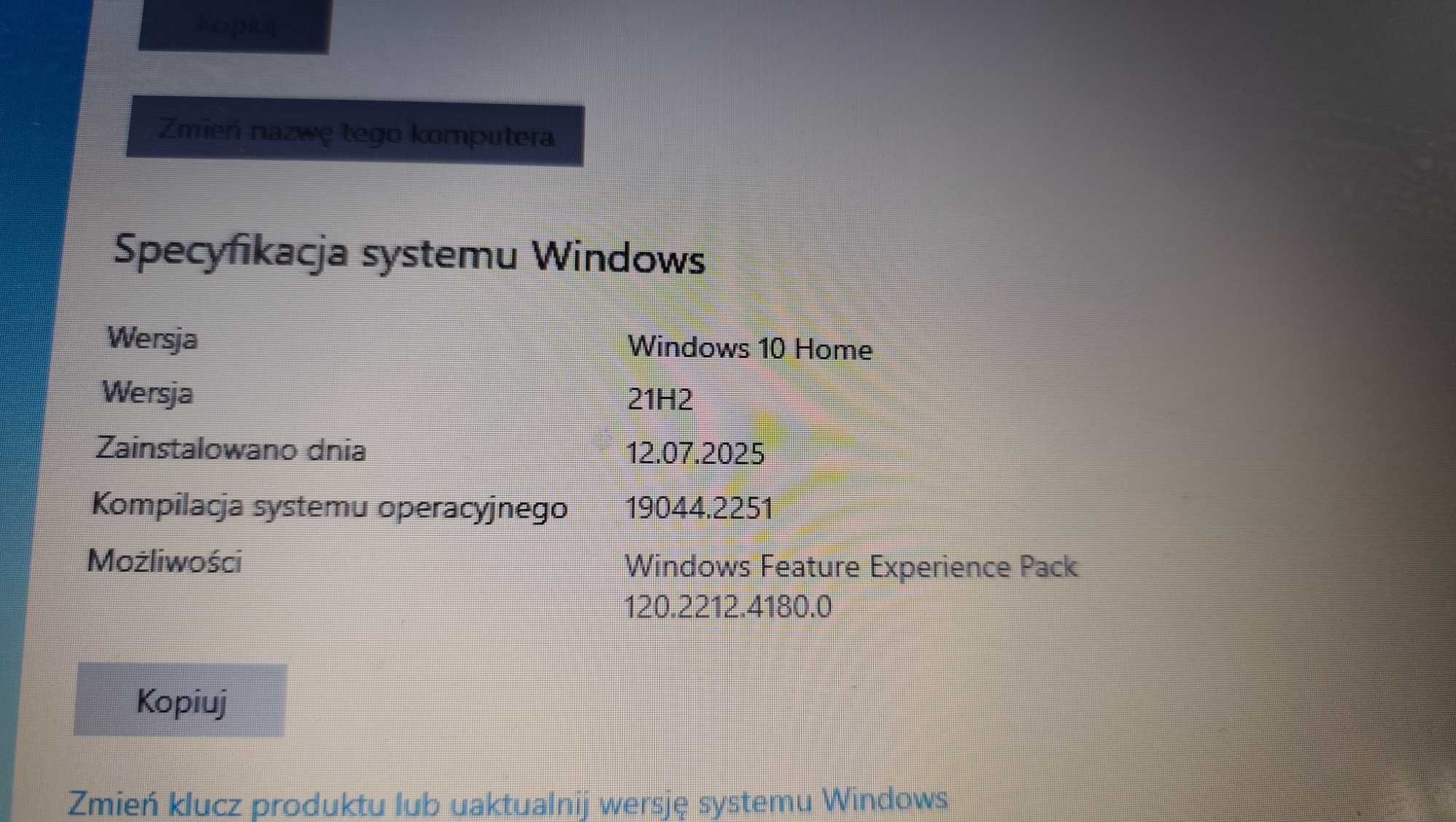 Laptop HP z Windows 10
