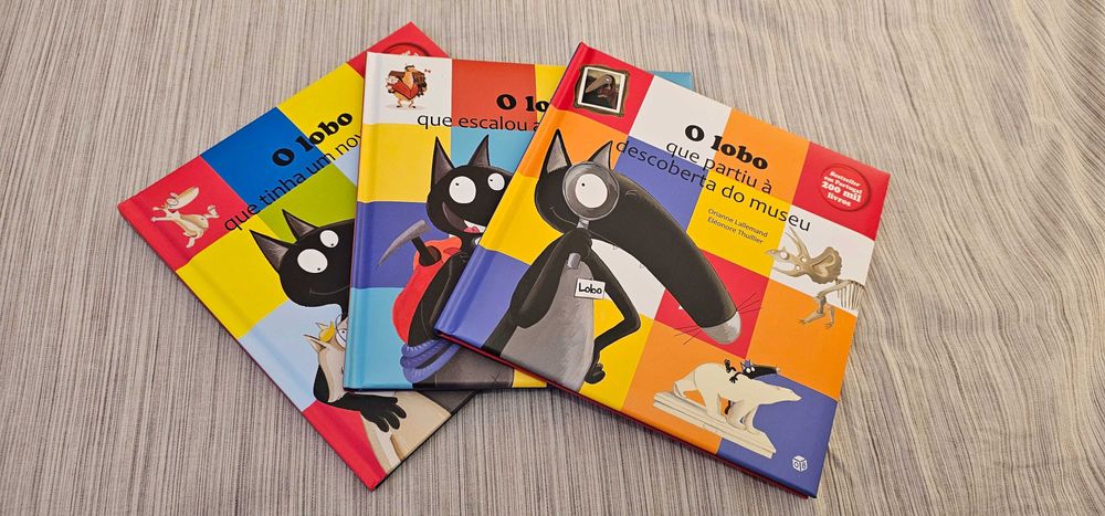 3 Livros O Lobo Capa Dura