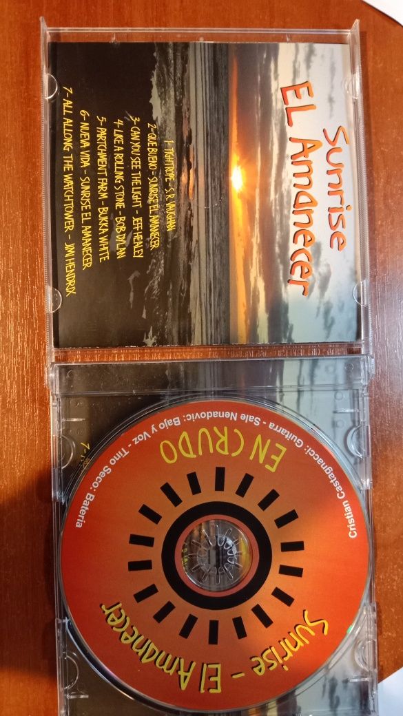 CD Sunrise el Amanecer - en crudo. Rare blues rock from Tenerife