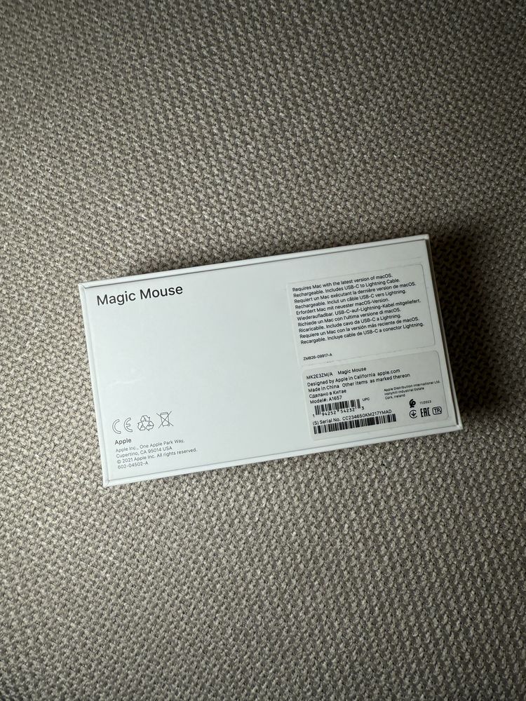 Apple Mysz Magic Mouse - biała NOWA