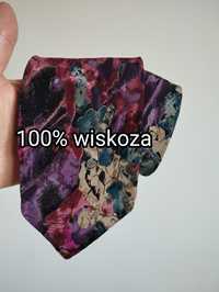 Krawat z wiskozy 100% wiskoza, 9cm, kolorowy, New Fast