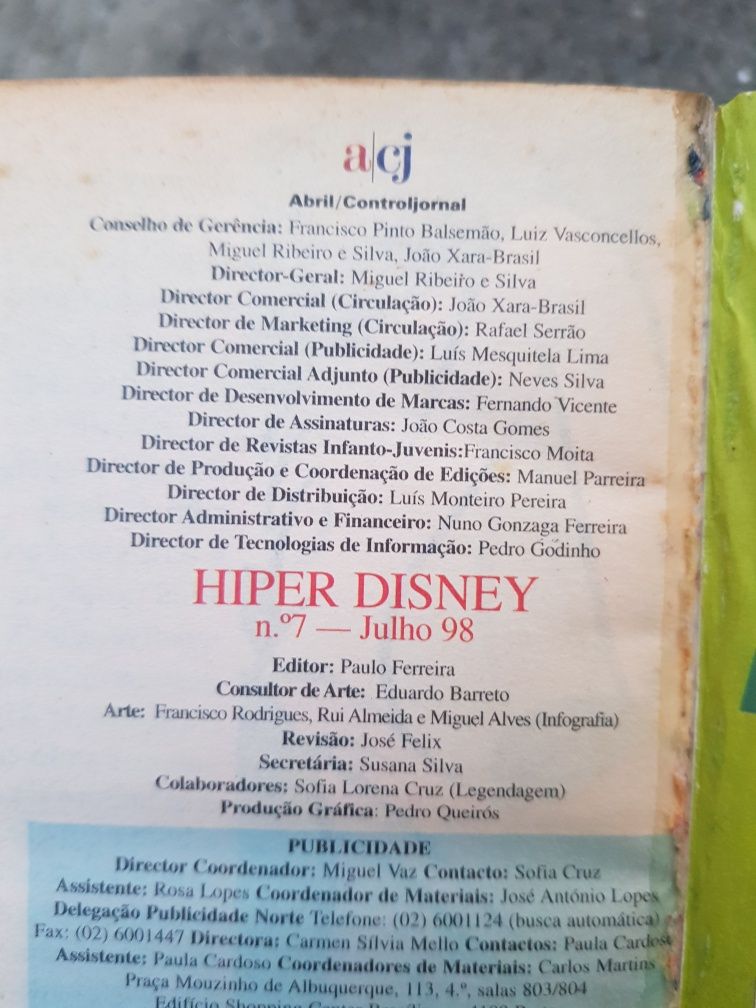 Livros antigos disney