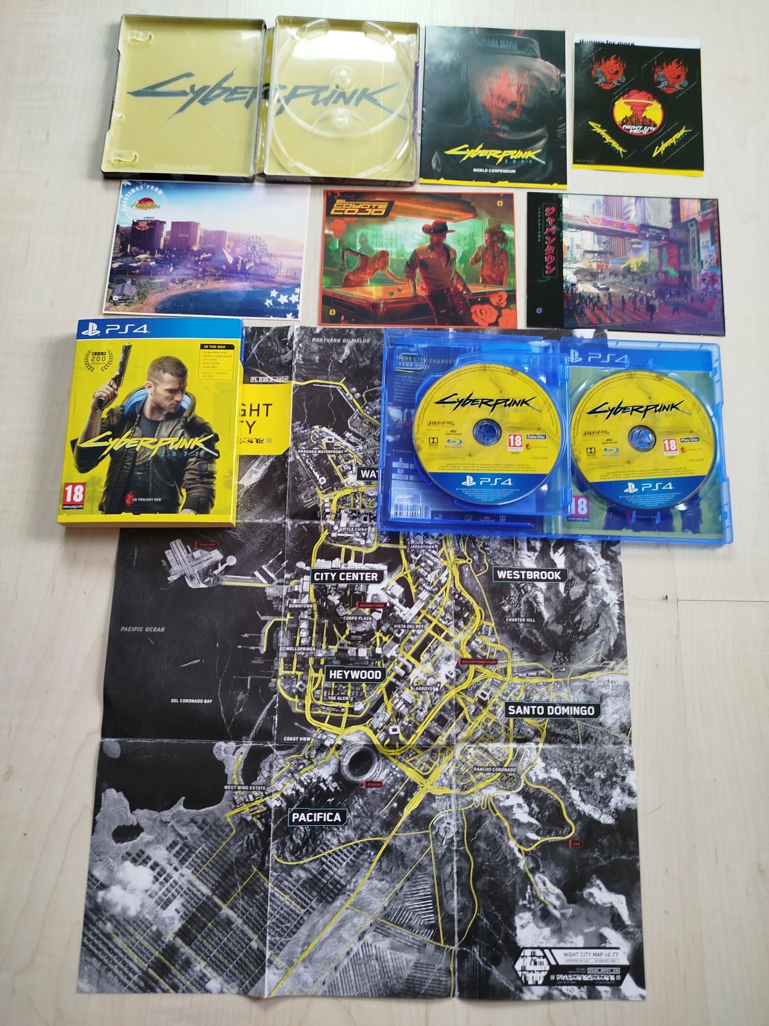 Cyberpunk 2077 + Stelobok wersja kolekcjonerska, stan idealny
