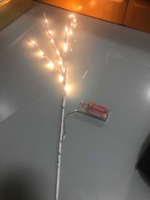 Dekoracyjna Gałązka ze światełkami LED