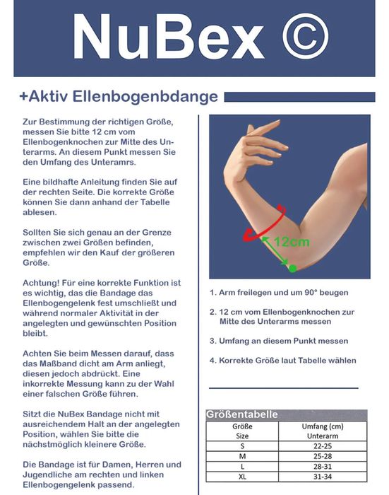 Aktywny bandaż na łokieć