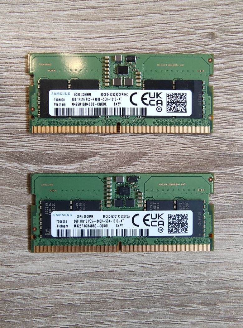 Pamięć RAM do laptopa SODIMM-DDR5 2x8GB