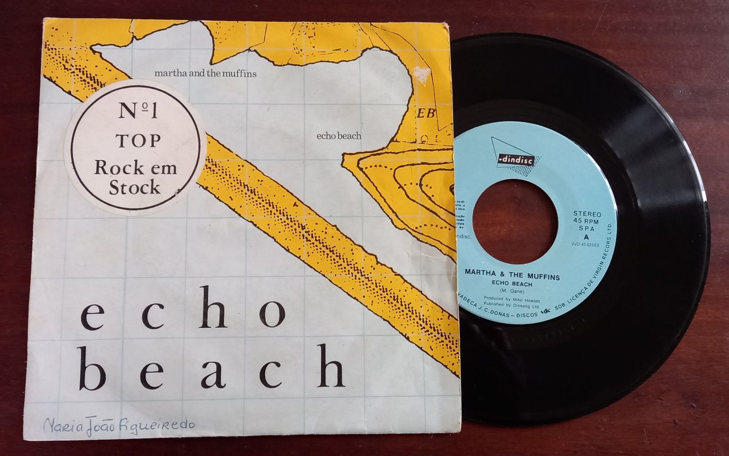 Martha And The Muffins - echo beach - Single 7" - New Wave 1980