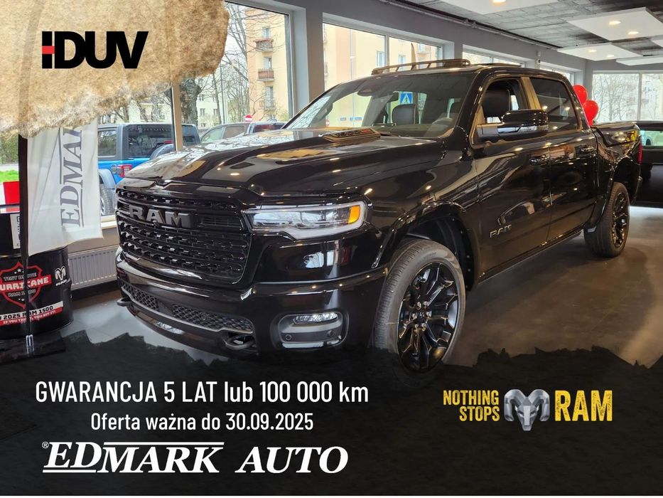 RAM 1500 RAM 1500 Limited 3.0L I6 540KM Hurricane HO 5 lat Gwarancji