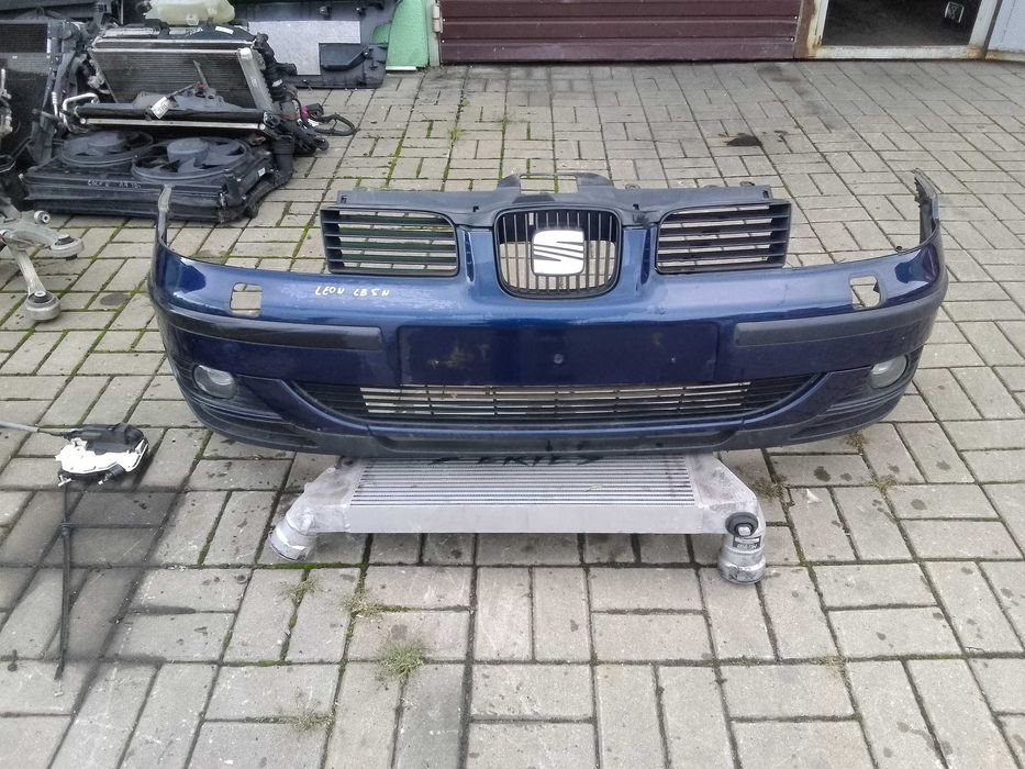 SEAT LEON 1 TOLEDO 2 zderzak przód grill LB5N pod spryski